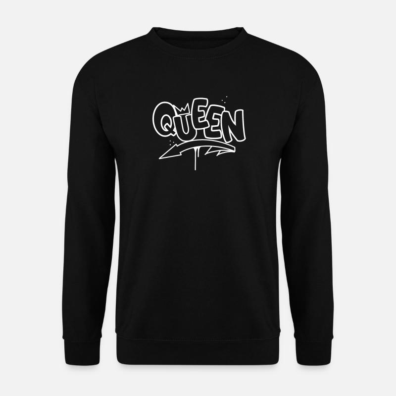Queen Graffiti - Unisex Sweatshirt - black