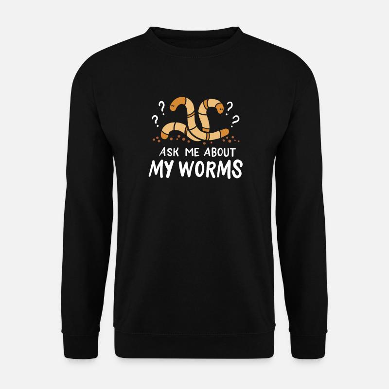 Würmer Wurmbauer - Unisex Pullover - Schwarz
