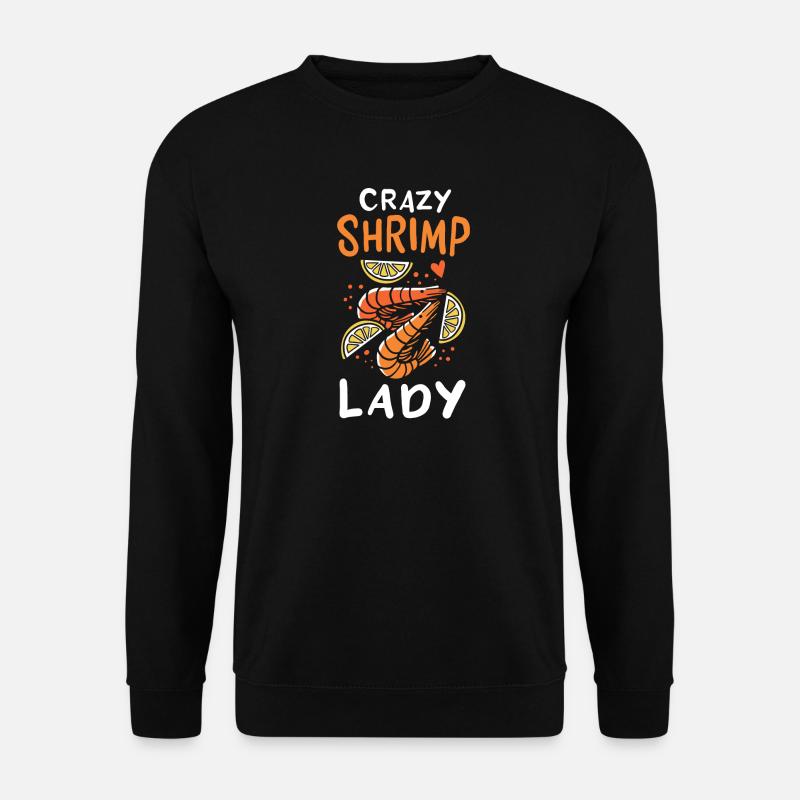 Shrimp - Unisex Sweatshirt - black
