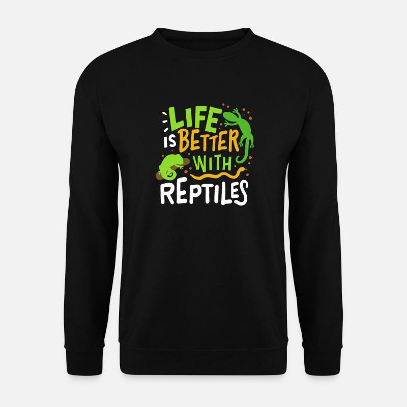 Reptile lizard - Unisex Sweatshirt - black