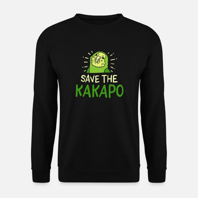 Kakapo - Unisex Pullover - Schwarz