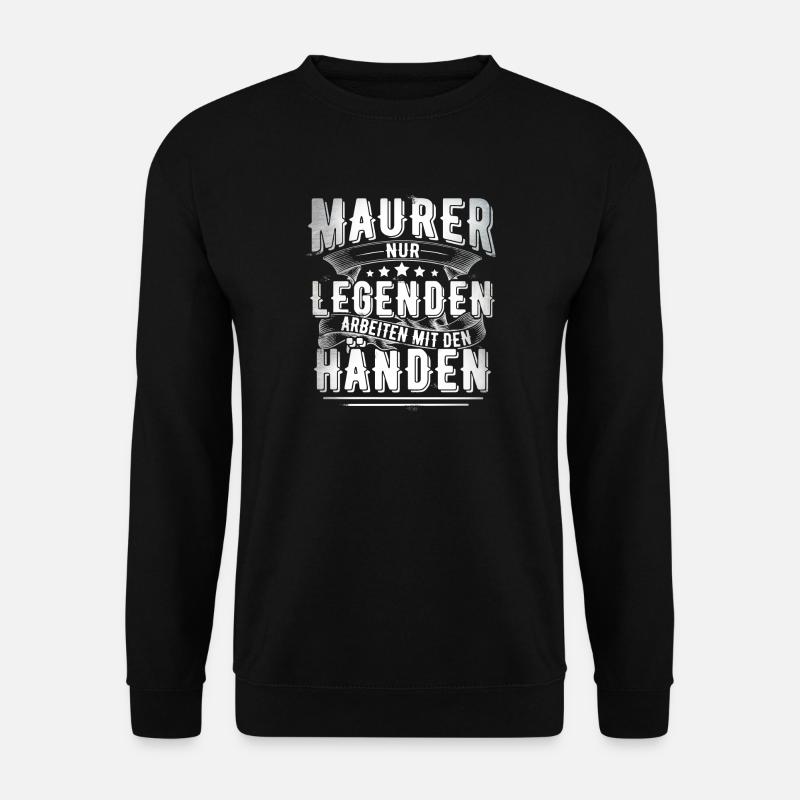 Maurer - Unisex Pullover - Schwarz