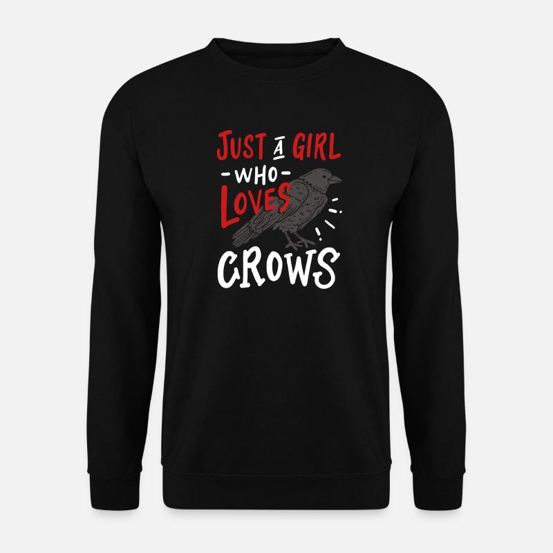 Crow - Unisex Sweatshirt - black