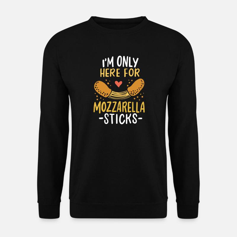 Mozzarella sticks - Unisex Sweatshirt - black