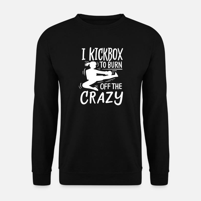 Kickboxen Kampfsport - Unisex Pullover - Schwarz