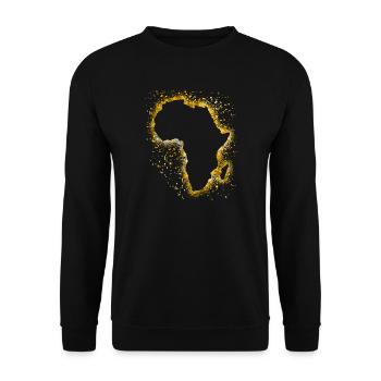 Afrika - Unisex Pullover - Schwarz - Vorne - Alina (178cm) & Michal (187cm)