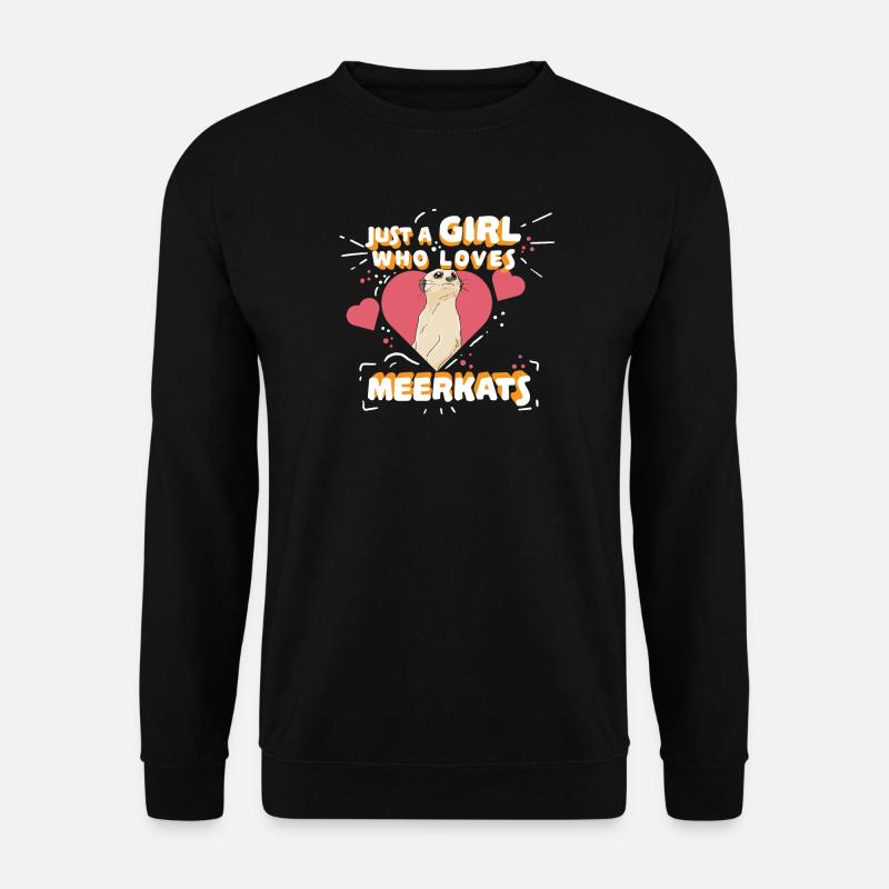 Erdmännchen - Unisex Pullover - Schwarz