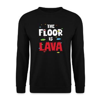 Climbers Bouldering - Unisex Sweatshirt - black - Front - Alina (178cm) & Michal (187cm)
