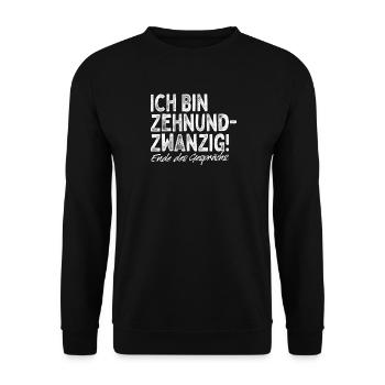 Vingt-dix 30000 cadeaux Pour 30 ans - Sweat-shirt Unisexe - noir - Devant - Alina (178cm) & Michal (187cm)