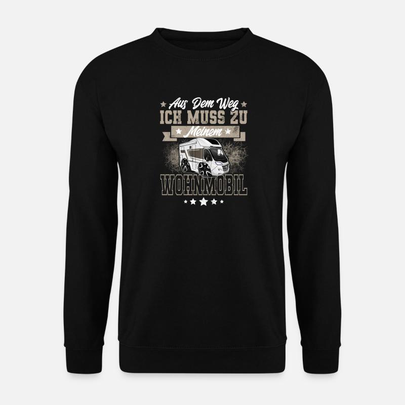 Camping Camper Wohnmobil - Unisex Pullover - Schwarz