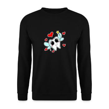 La magie des dents de la fée des dents - Sweat-shirt Unisexe - noir - Devant - Alina (178cm) & Michal (187cm)
