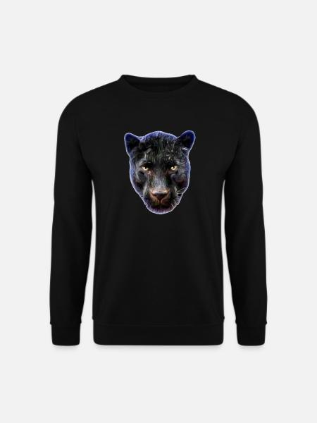 Aurora Panther Porträt-T-Shirt - Unisex Pullover - Schwarz