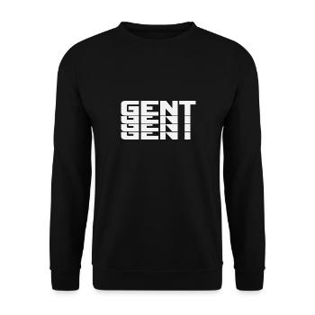 Gent Belgien - Unisex Pullover - Schwarz - Vorne - Alina (178cm) & Michal (187cm)