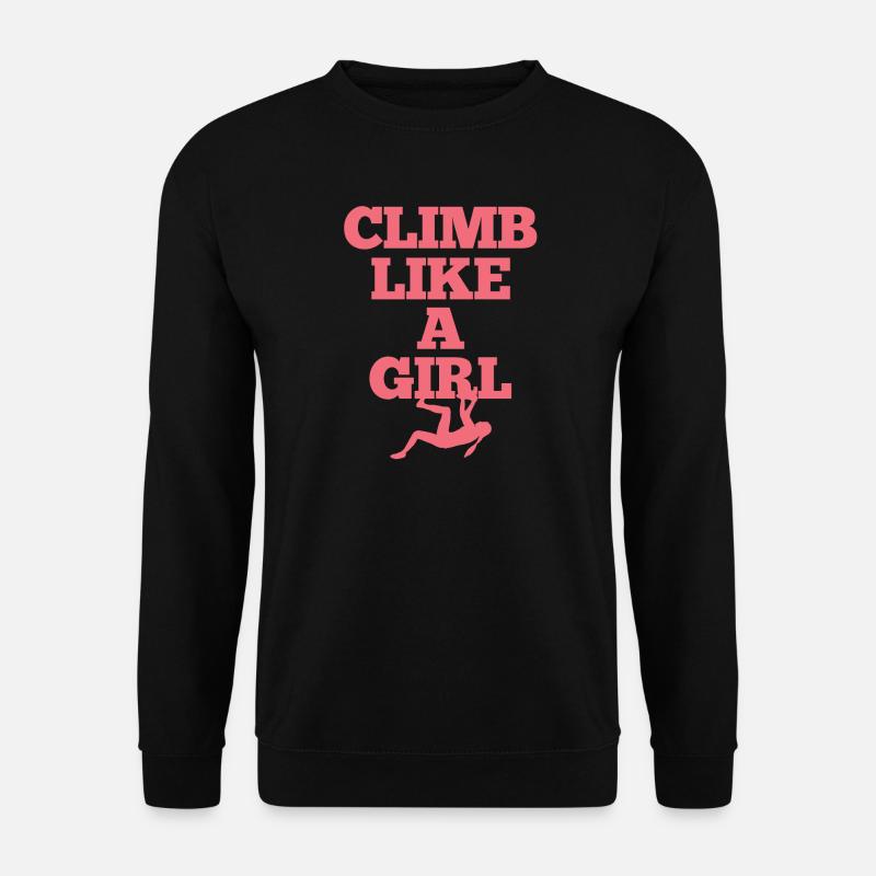 Climbing Bouldering - Unisex Sweatshirt - black