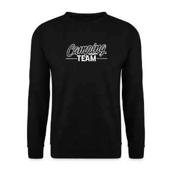 Équipe de camping - Sweat-shirt Unisexe - noir - Devant - Alina (178cm) & Michal (187cm)