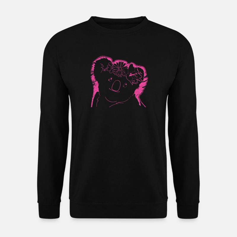 Koala Koalabär - Unisex Pullover - Schwarz