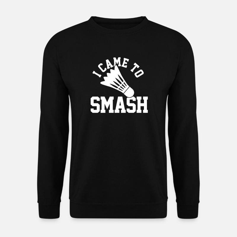 Badminton badminton badminton player - Unisex Sweatshirt - black
