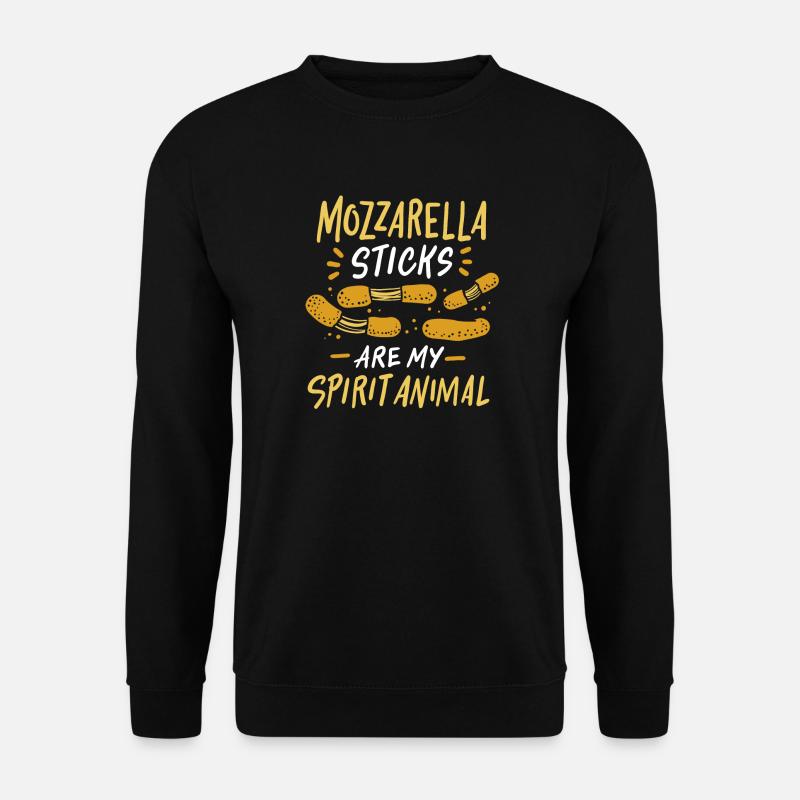 Bâton de mozzarella - Sweat-shirt Unisexe - noir