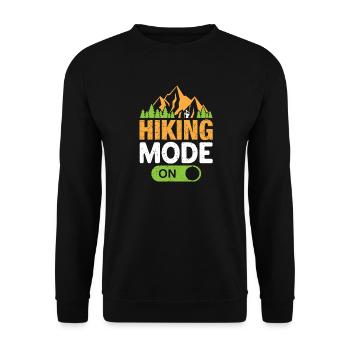 Wandern - Unisex Pullover - Schwarz - Vorne - Alina (178cm) & Michal (187cm)