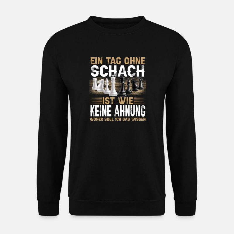 Schach - Unisex Pullover - Schwarz