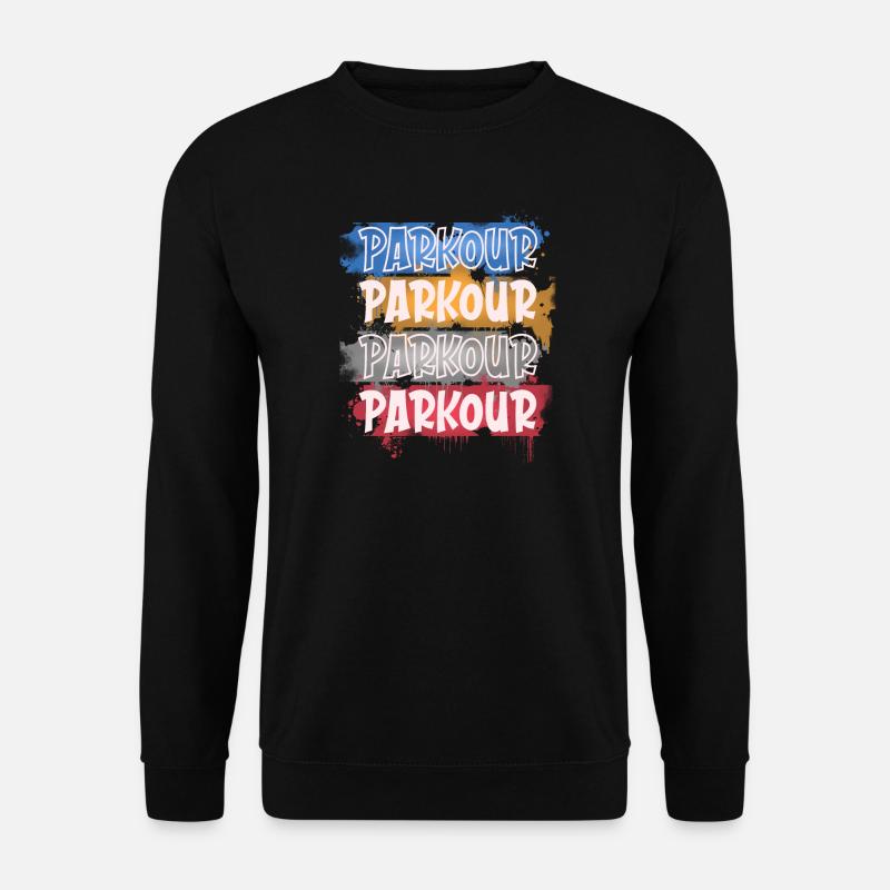 Parkour - Unisex Pullover - Schwarz