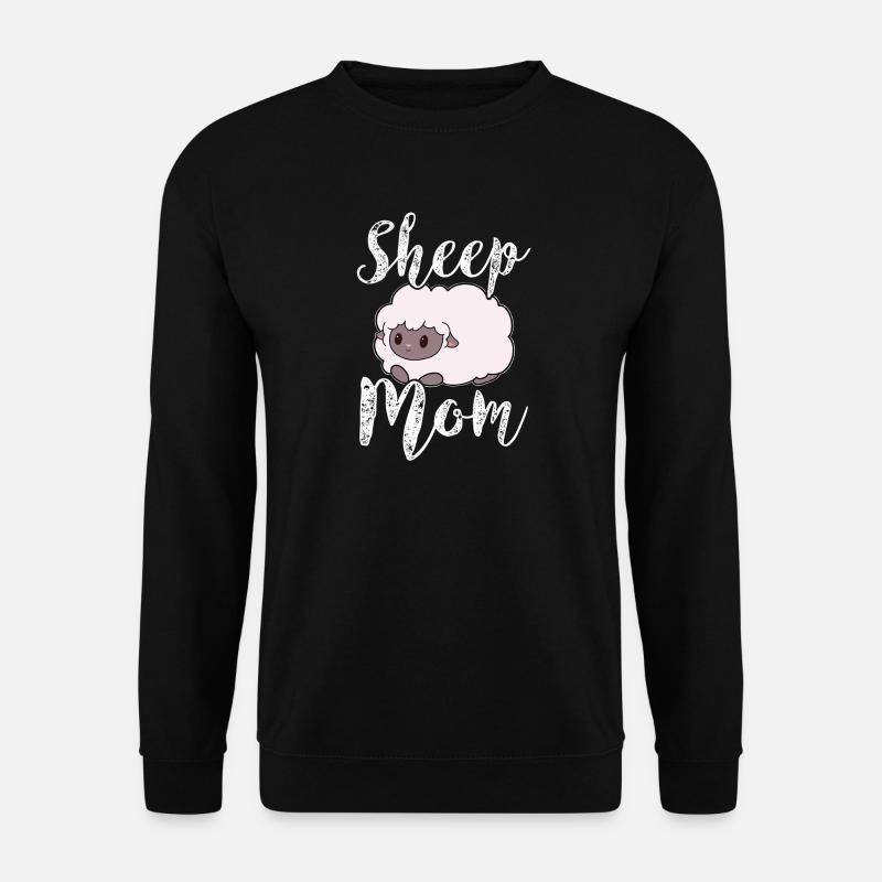Schaf Schafe Mama Mutter - Unisex Pullover - Schwarz