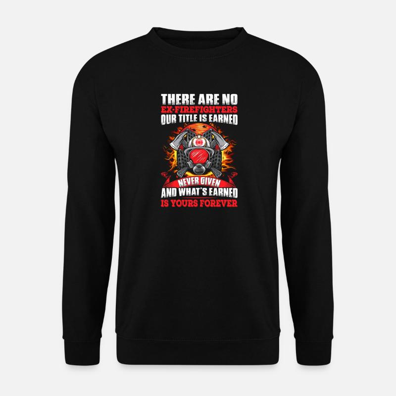 Firefighter - Unisex Sweatshirt - black