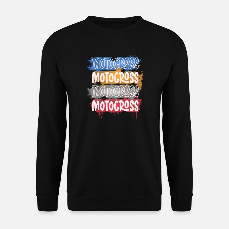 Motocross - Unisex Pullover - Schwarz