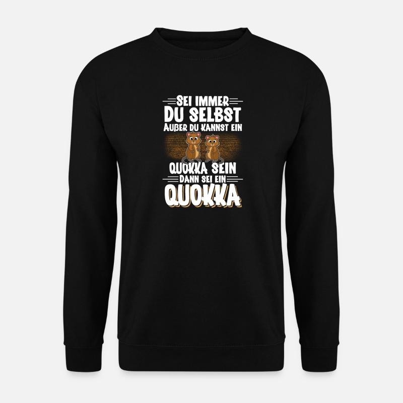 Quokka - Unisex Pullover - Schwarz