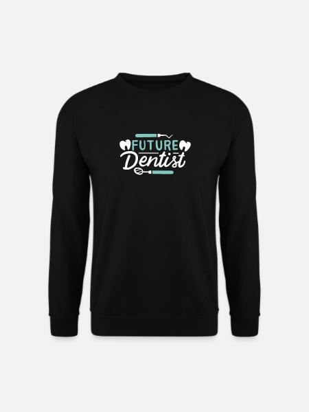 Tandlæge Fremtidige Tandlæge Tandpleje Study Eksamener - Unisex sweater - sort