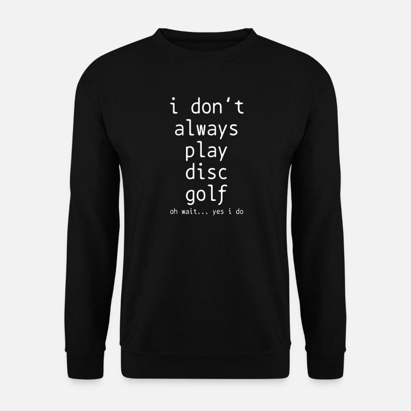 Discgolf Discgolfer - Unisex Pullover - Schwarz