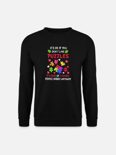 Puzzle Puzzles - Unisex Sweatshirt - black