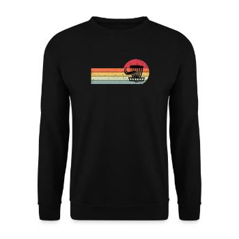 Disc Golf - Unisex Pullover - Schwarz - Vorne - Alina (178cm) & Michal (187cm)