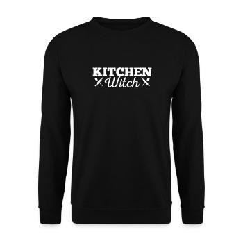 Cooking Cook - Unisex Sweatshirt - black - Front - Alina (178cm) & Michal (187cm)