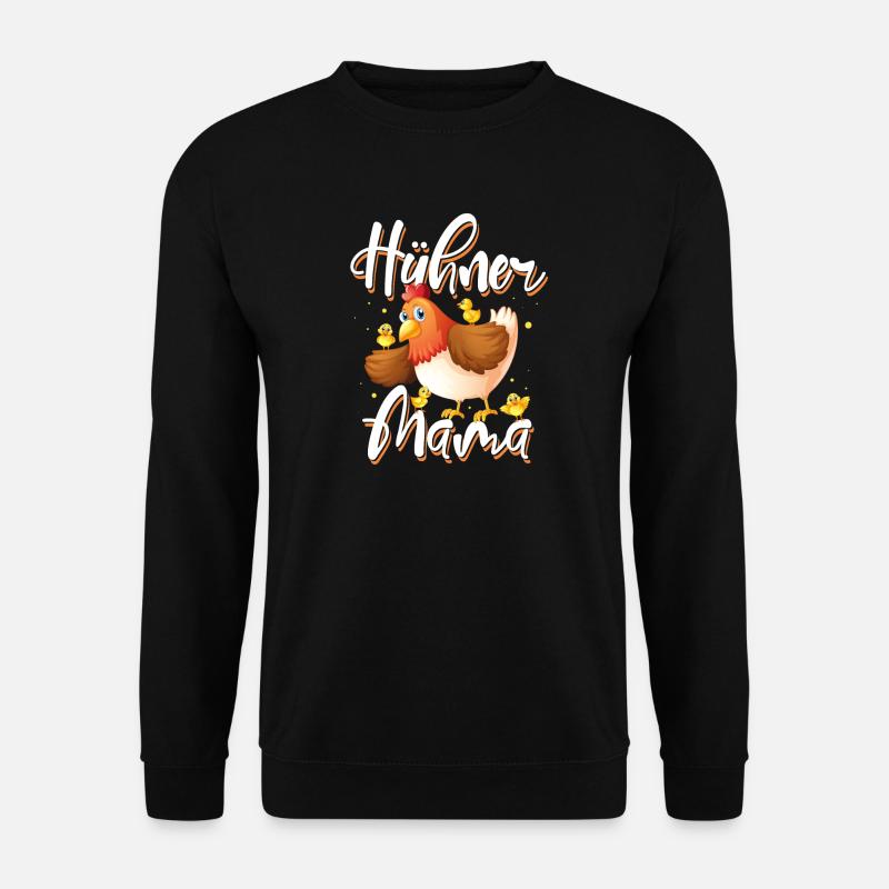 Hühner Mama - Unisex Pullover - Schwarz