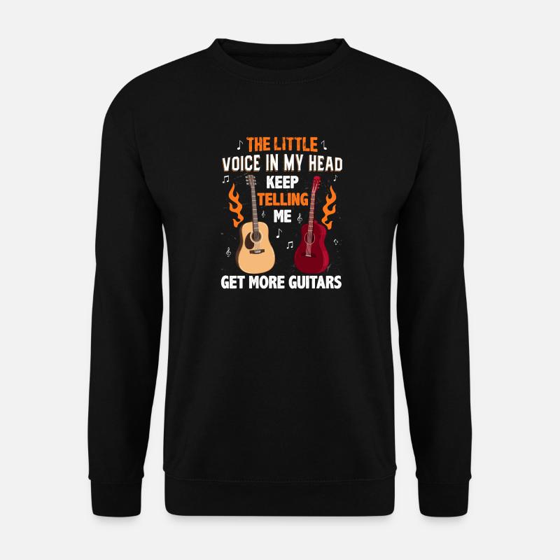 Guitarist Guitar Player Guitar - Unisex Sweatshirt - black