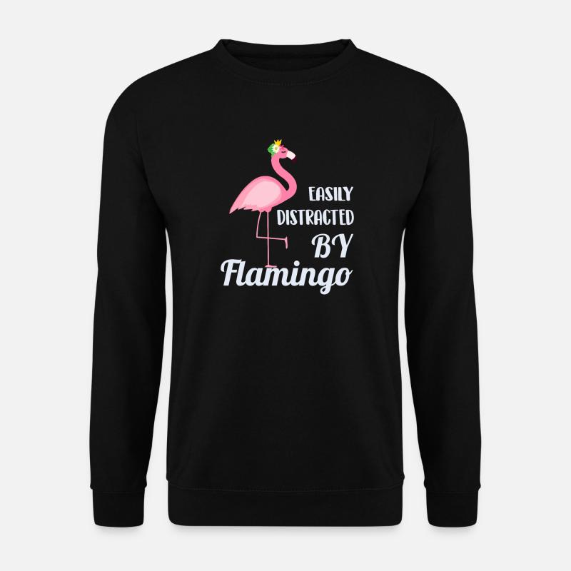 Flamingo - Unisex Pullover - Schwarz