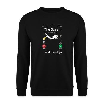Plongeurs - Sweat-shirt Unisexe - noir - Devant - Alina (178cm) & Michal (187cm)