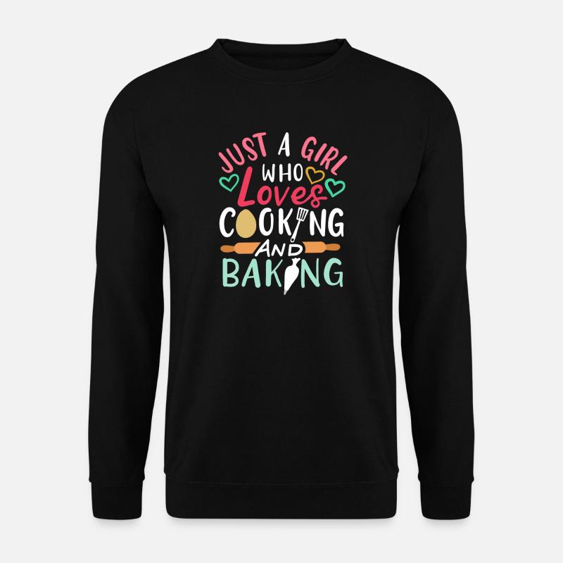 Cooking Baking - Unisex Sweatshirt - black