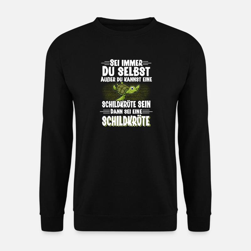 Schildkröte - Unisex Pullover - Schwarz