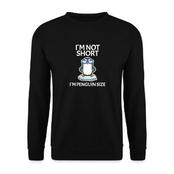Petit sort - Sweat-shirt Unisexe - noir - Devant - Alina (178cm) & Michal (187cm)