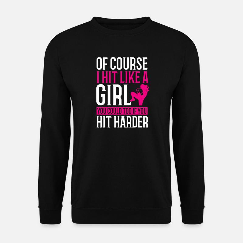 Kickboxing Boxing Kickboxing Thai Boxing - Unisex Sweatshirt - black