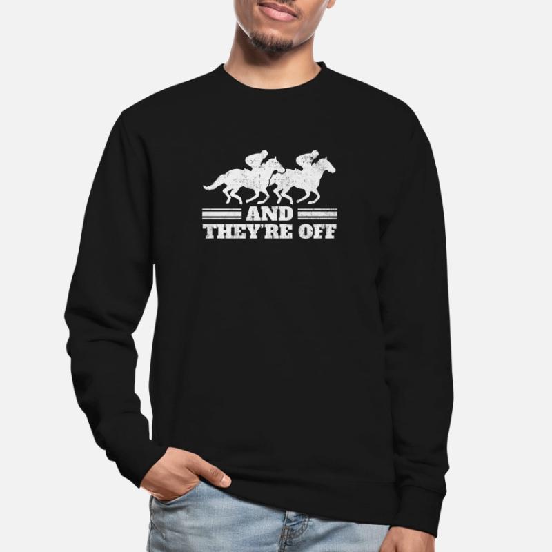 Cavalier de course de chevaux Cavalier Sweat-shirt Unisexe