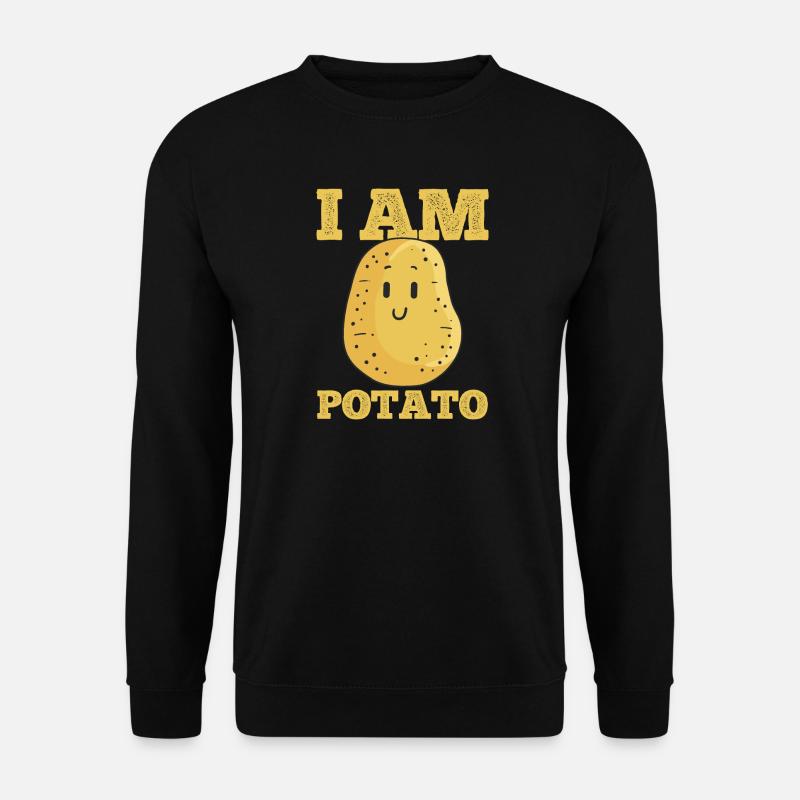 Kartoffel Kawaii - Unisex Pullover - Schwarz
