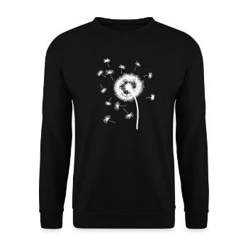 Pissenlit - Sweat-shirt Unisexe - noir - Devant - Alina (178cm) & Michal (187cm)