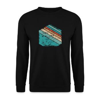 Enseignant de mathématiques Conception des mathématiques - Sweat-shirt Unisexe - noir - Devant - Alina (178cm) & Michal (187cm)