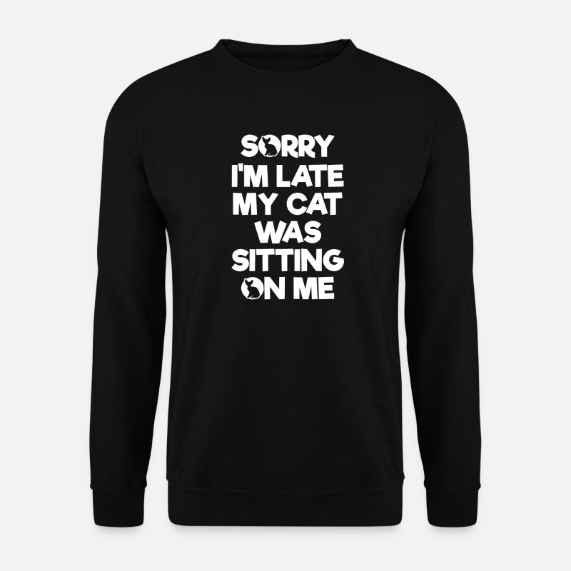 Katze Kätzchen - Unisex Pullover - Schwarz