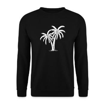 Palme - Unisex Pullover - Schwarz - Vorne - Alina (178cm) & Michal (187cm)