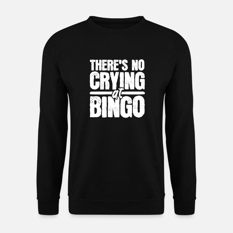 Bingo Bingo-Spieler Bingo-Rufen - Unisex Pullover - Schwarz