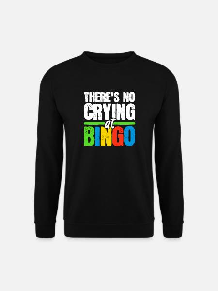 Bingo Bingo-Spieler Bingo-Rufen - Unisex Pullover - Schwarz